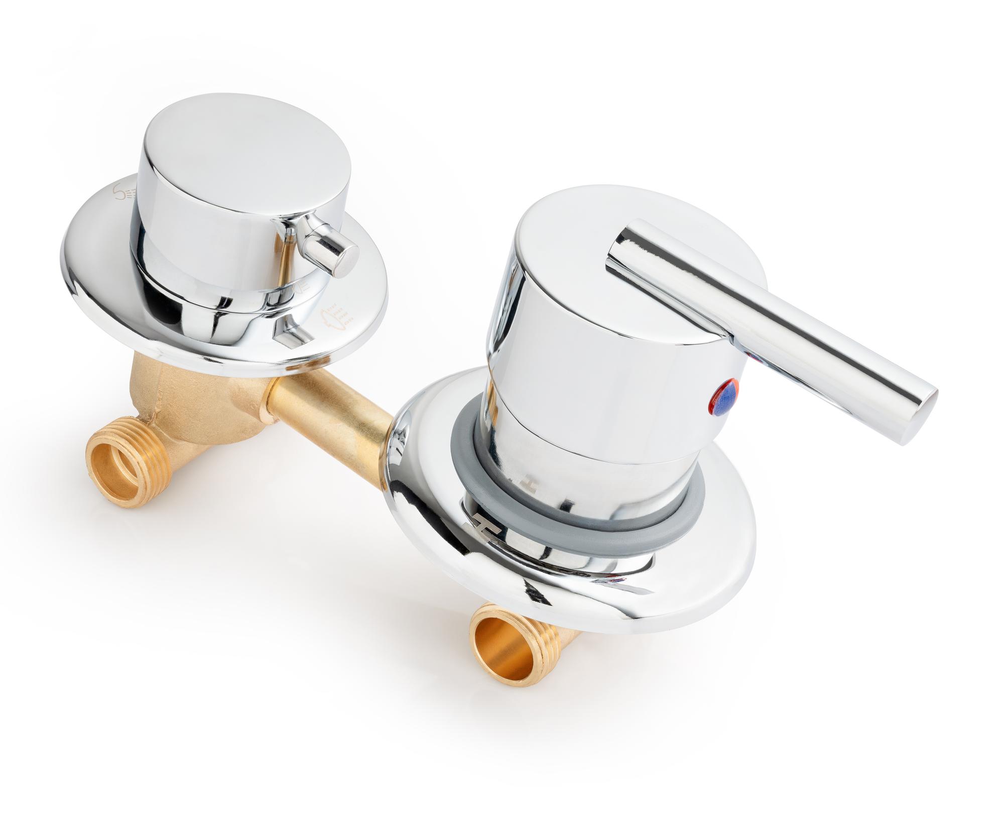 Modern Kitchen Water Mixer Perspective View