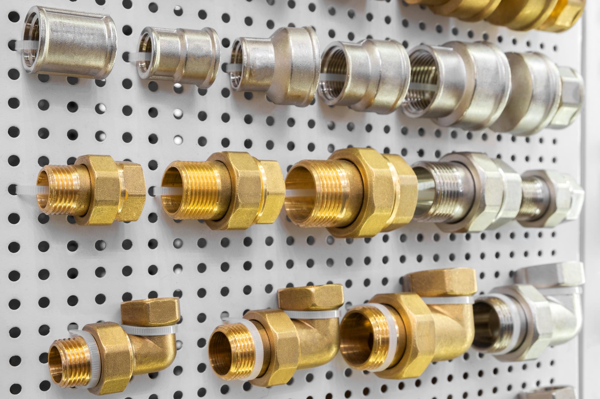 Acessórios de encanamento e peças de tubulação conector de latão válvula de água para tubo