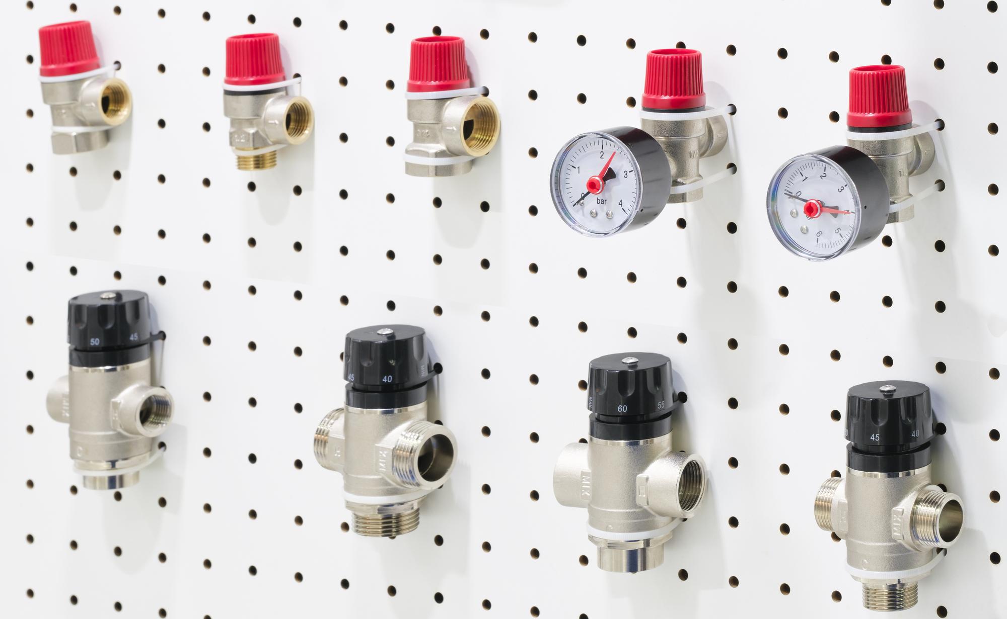 Acessórios para encanamento e peças de tubulação, conector de latão, válvula de água para manômetro de tubo