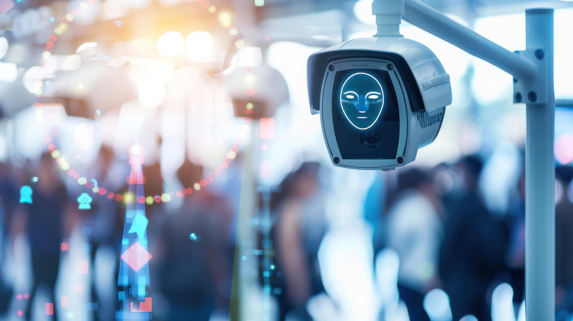 Câmera de segurança com tecnologia de reconhecimento facial