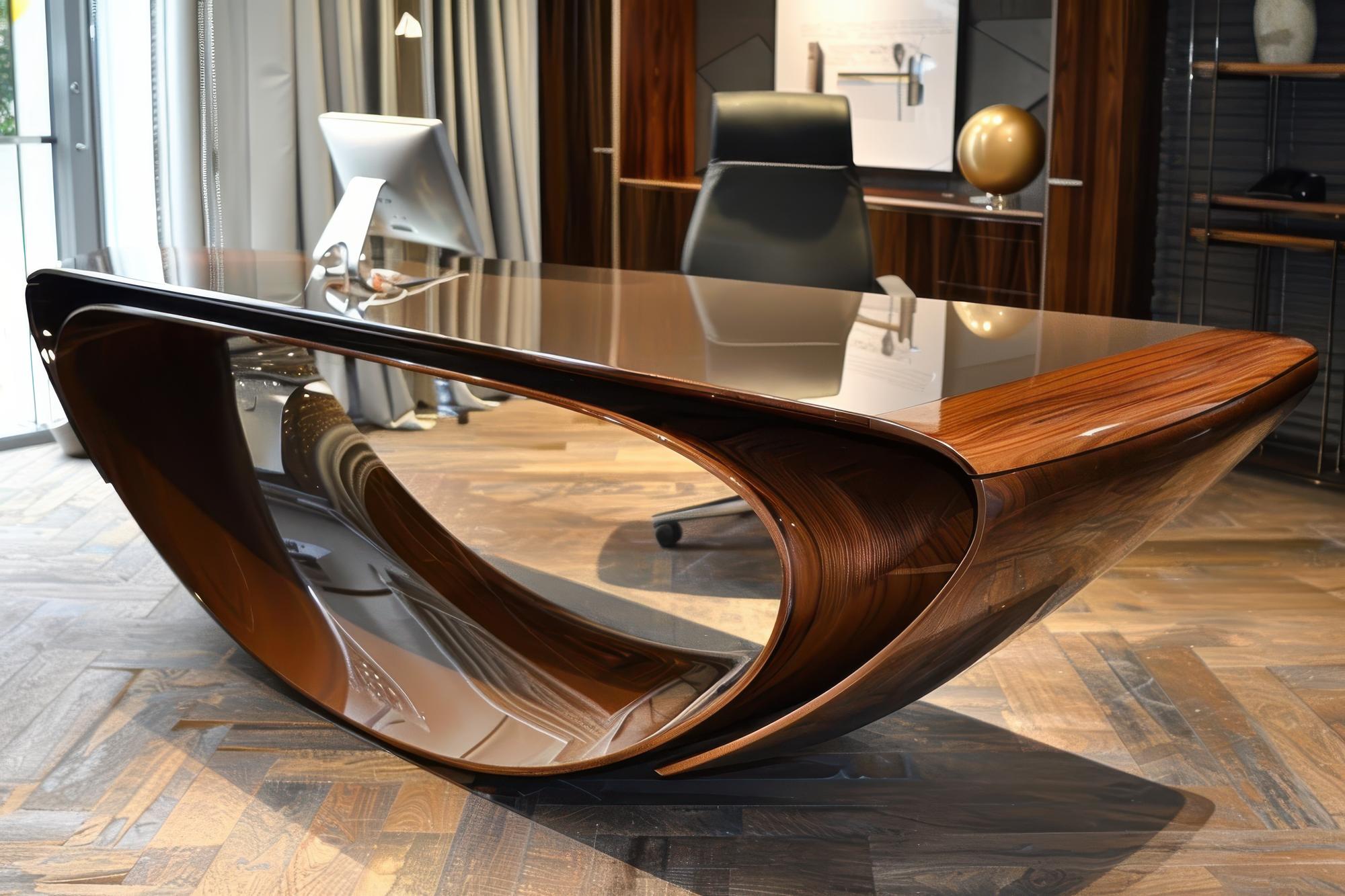 Mesa de escritório elegante Design moderno