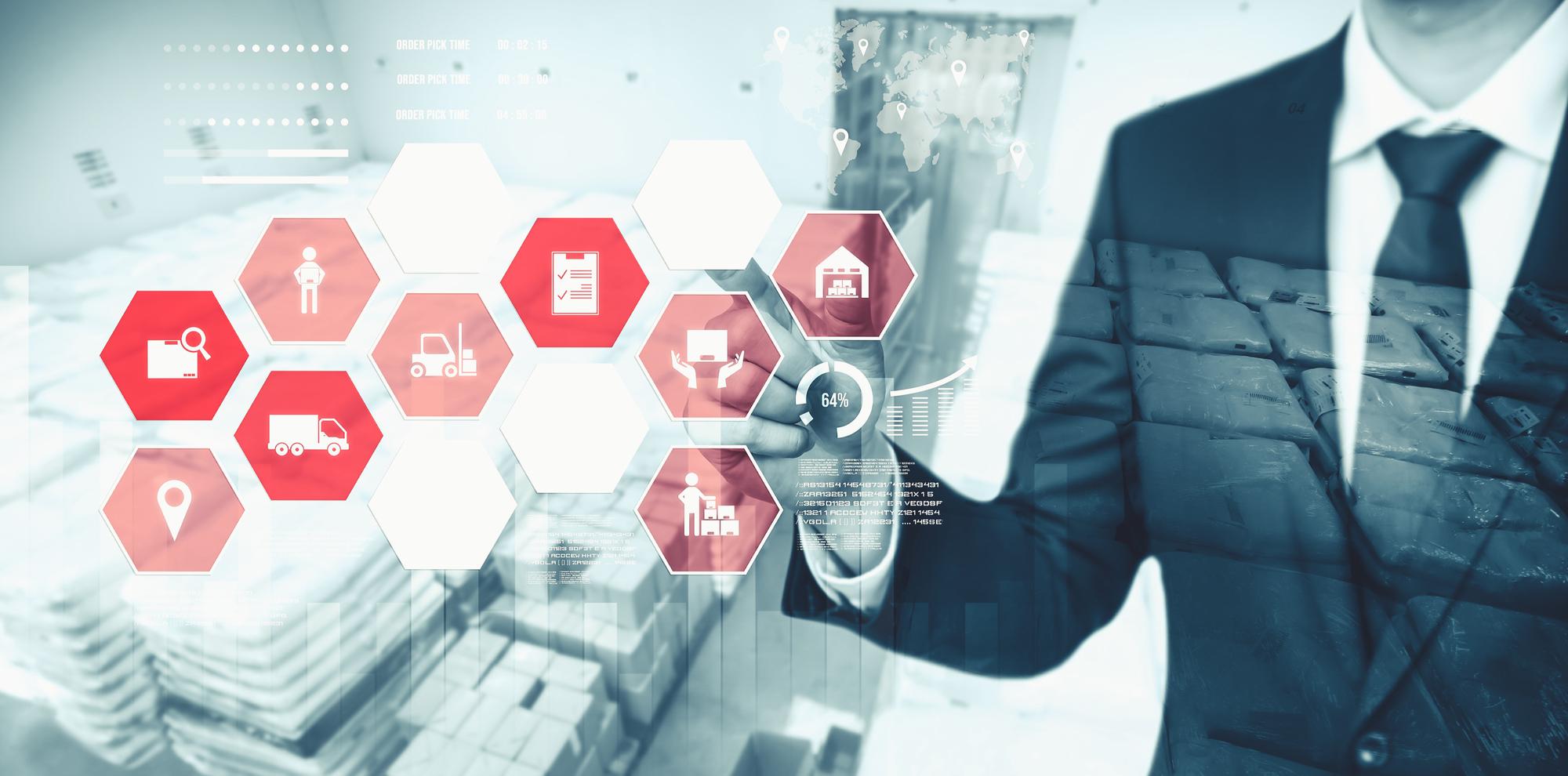 Sistema de gerenciamento de armazém inteligente com tecnologia inovadora de internet das coisas