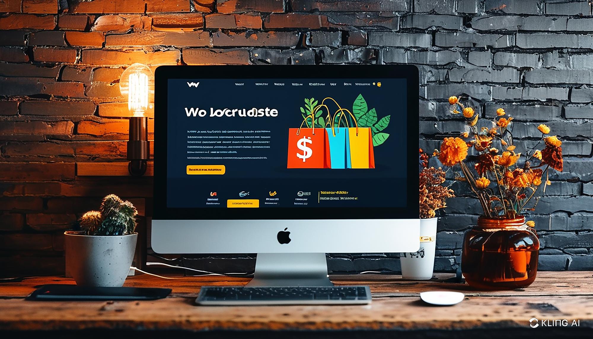 Site de comércio eletrônico de página de exibição de página de destino de produto do WooCommerce