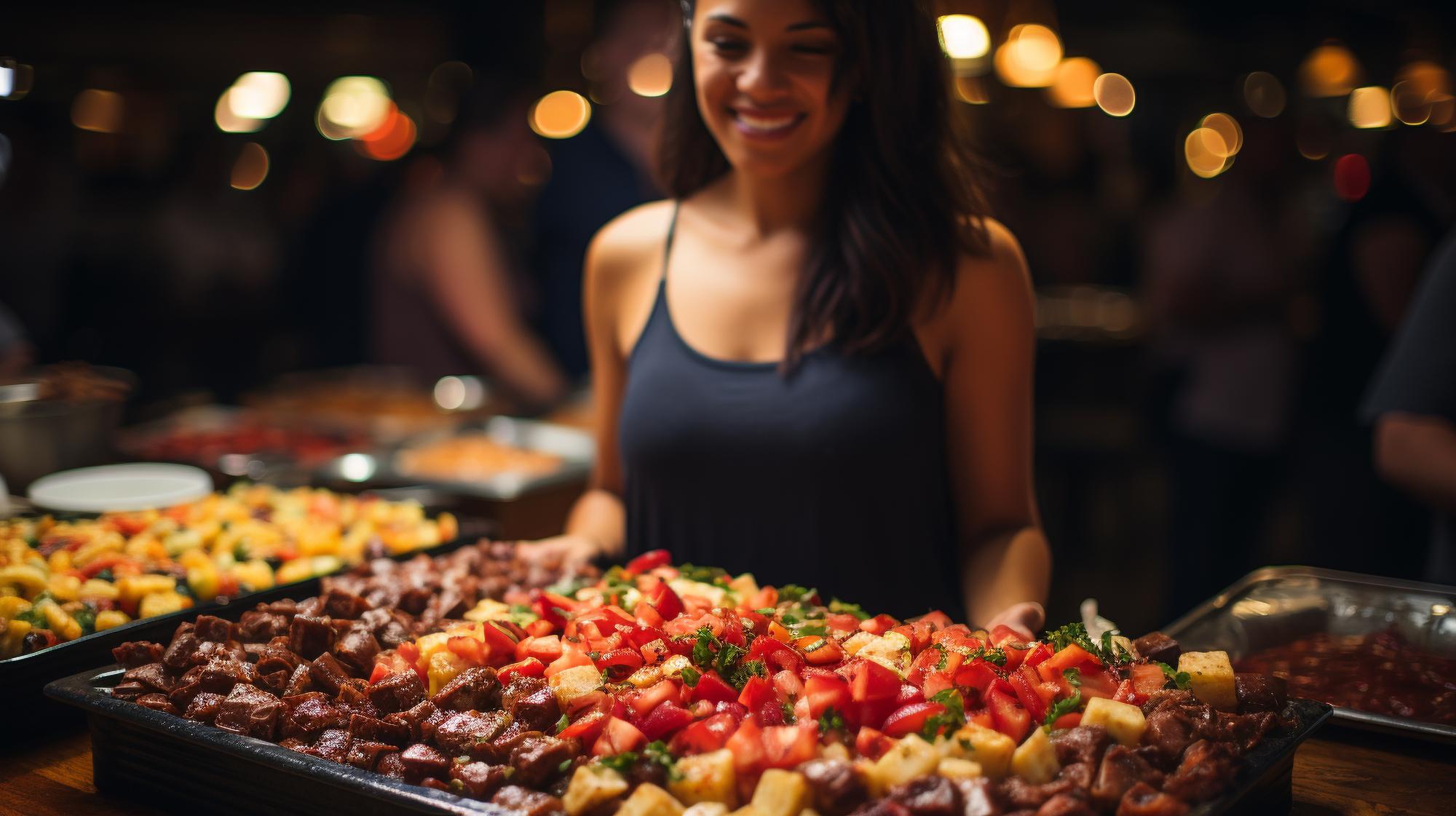 restaurante HD 8k papel de parede imagem fotográfica