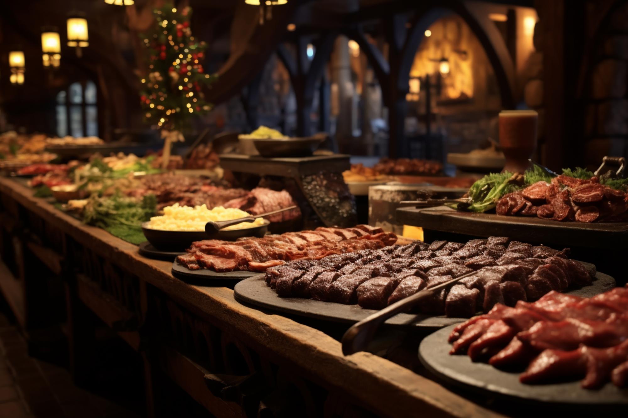 Imagem de serviço de catering de alta configuração de chá