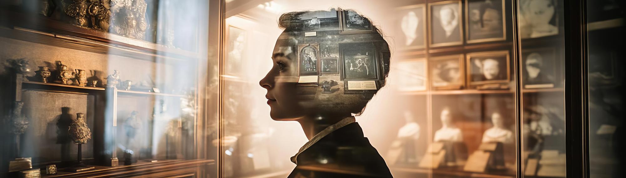 Projetar uma imagem nostálgica capturando um sentido de história através de artefatos antigos foco em vintage