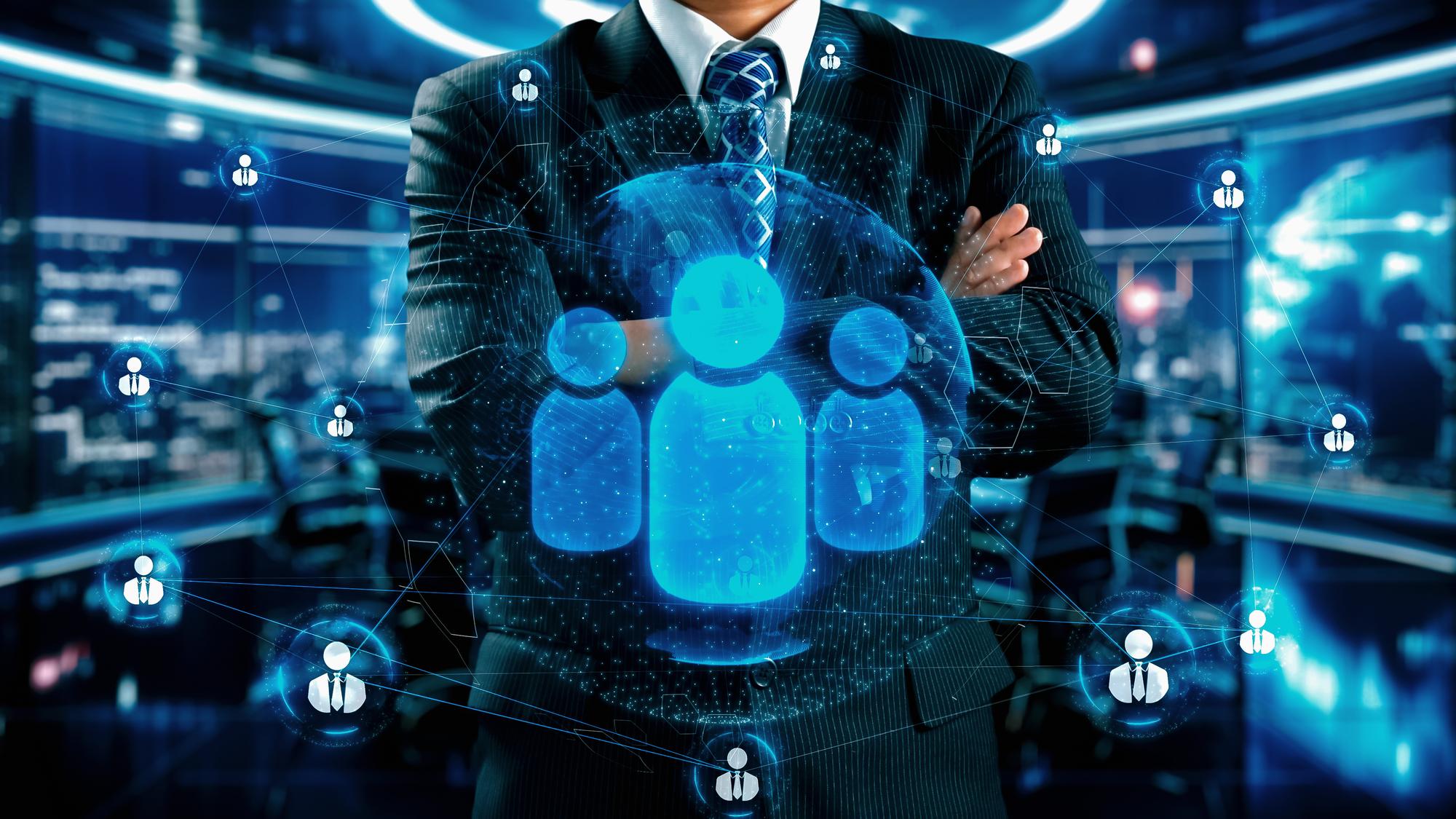 Expansão das oportunidades Pessoas em rede para o sucesso dos negócios UUID