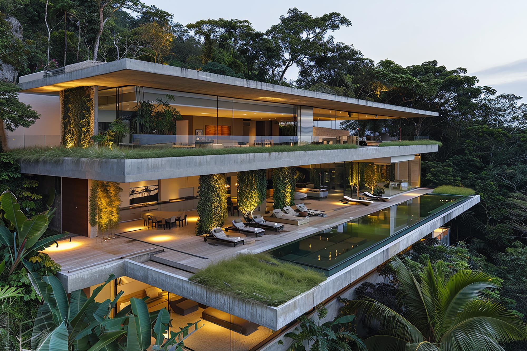 Projeto de casa moderna